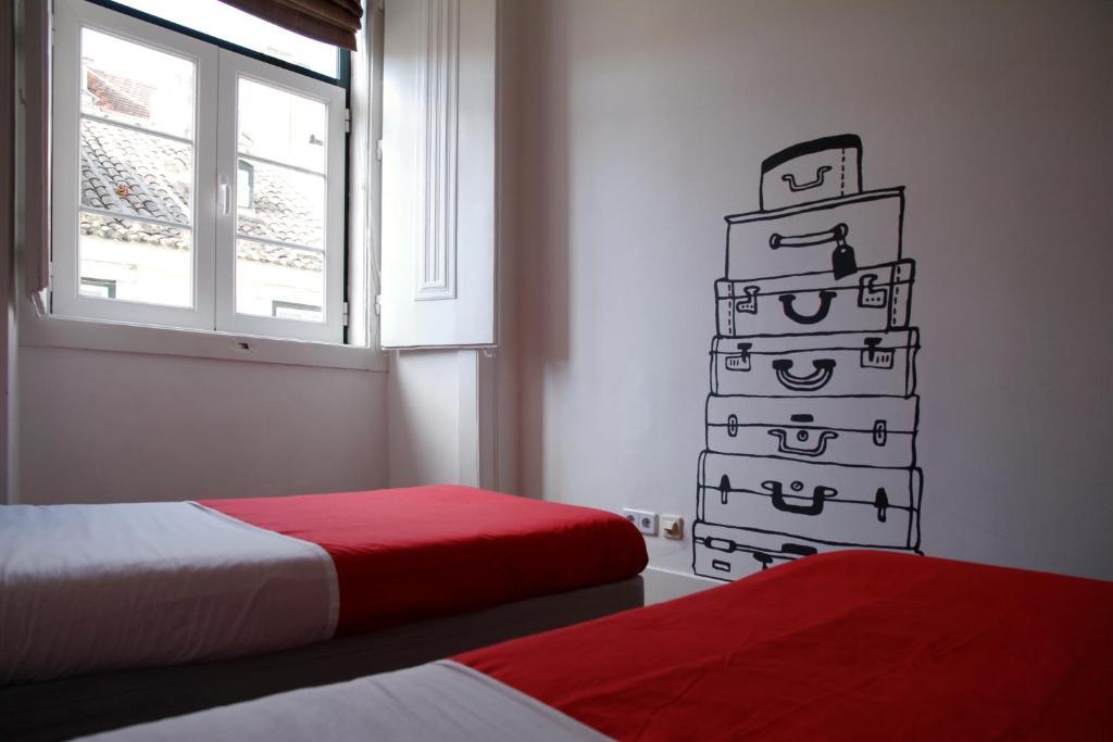 Shiado Hostel Lisbon Bilik gambar